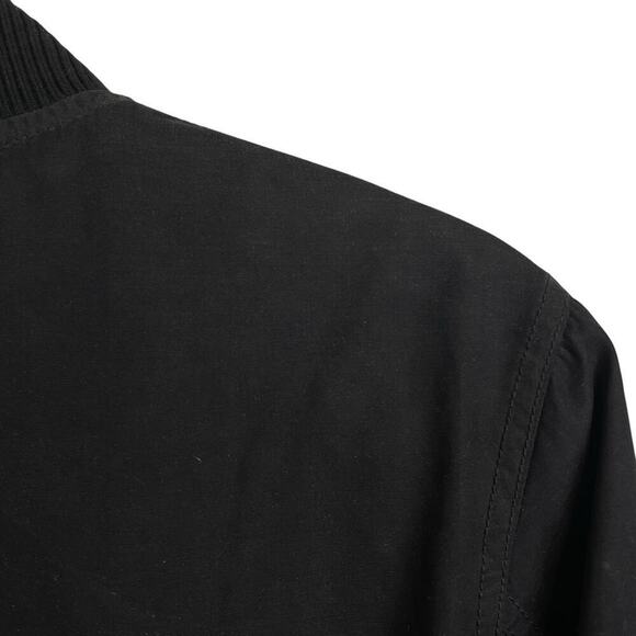 Buck Mason Storm Stopper Classic Weather Resistant Bomber Jacket Black Size XS - Picture 5 of 8